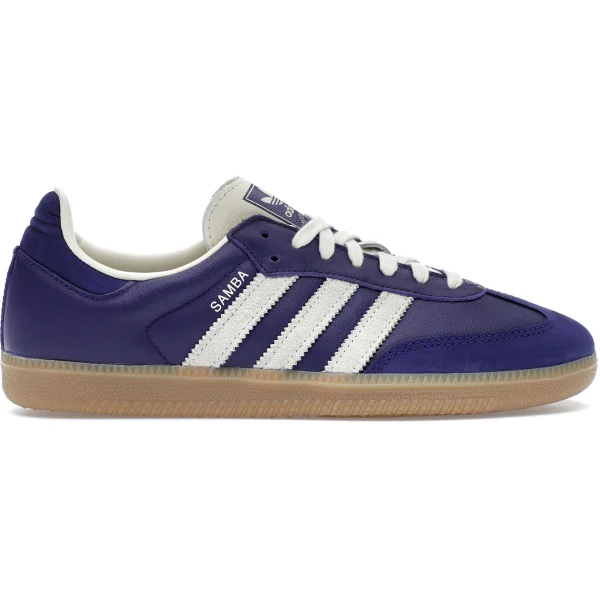 adidas Samba OG Collegiate Purple Cream (Womens)