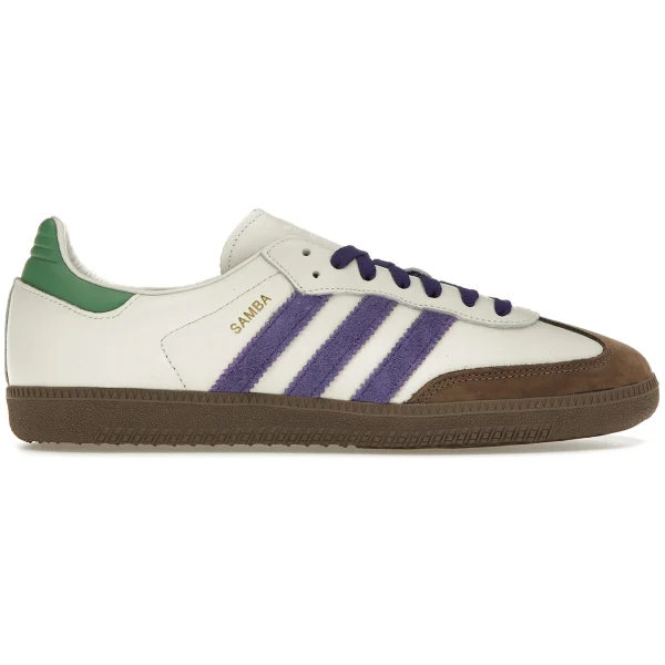 adidas Samba OG Off White Core Purple Green Brown (Womens)