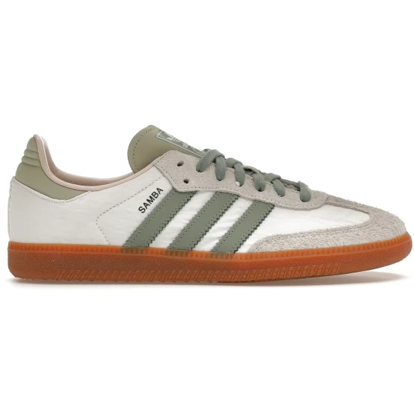 adidas Samba OG Silver Green Putty Mauve (Womens)