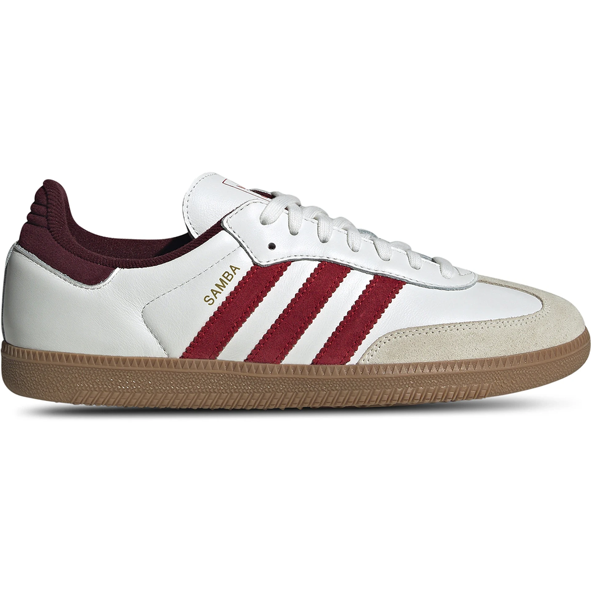 adidas Samba OG White Better Scarlet Shadow Red