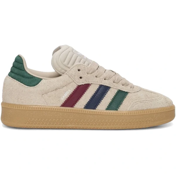 adidas Samba XLG Beige Green Burgundy