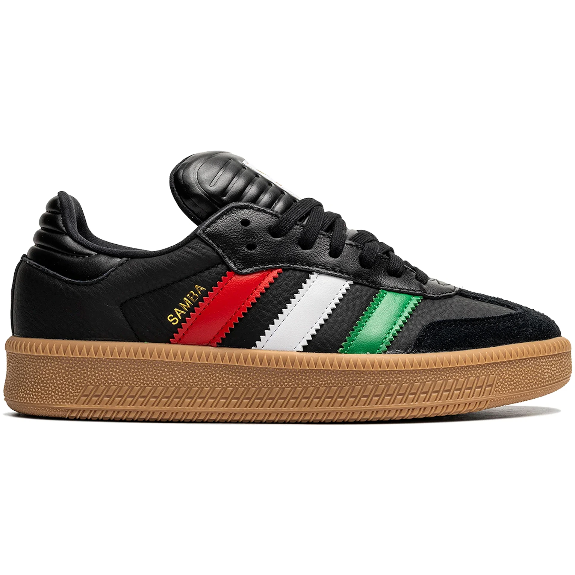 adidas Samba XLG Black Better Scarlet Green 2 3