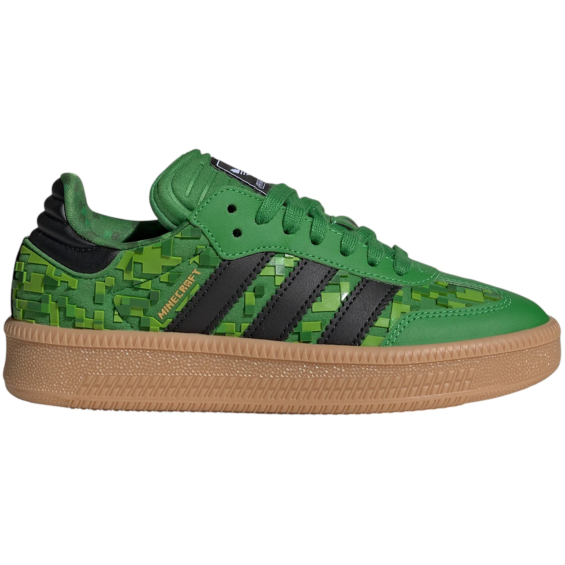 adidas Samba XLG Minecraft Green Black (GS) 3 adidas Samba XLG Minecraft Green Black (GS)