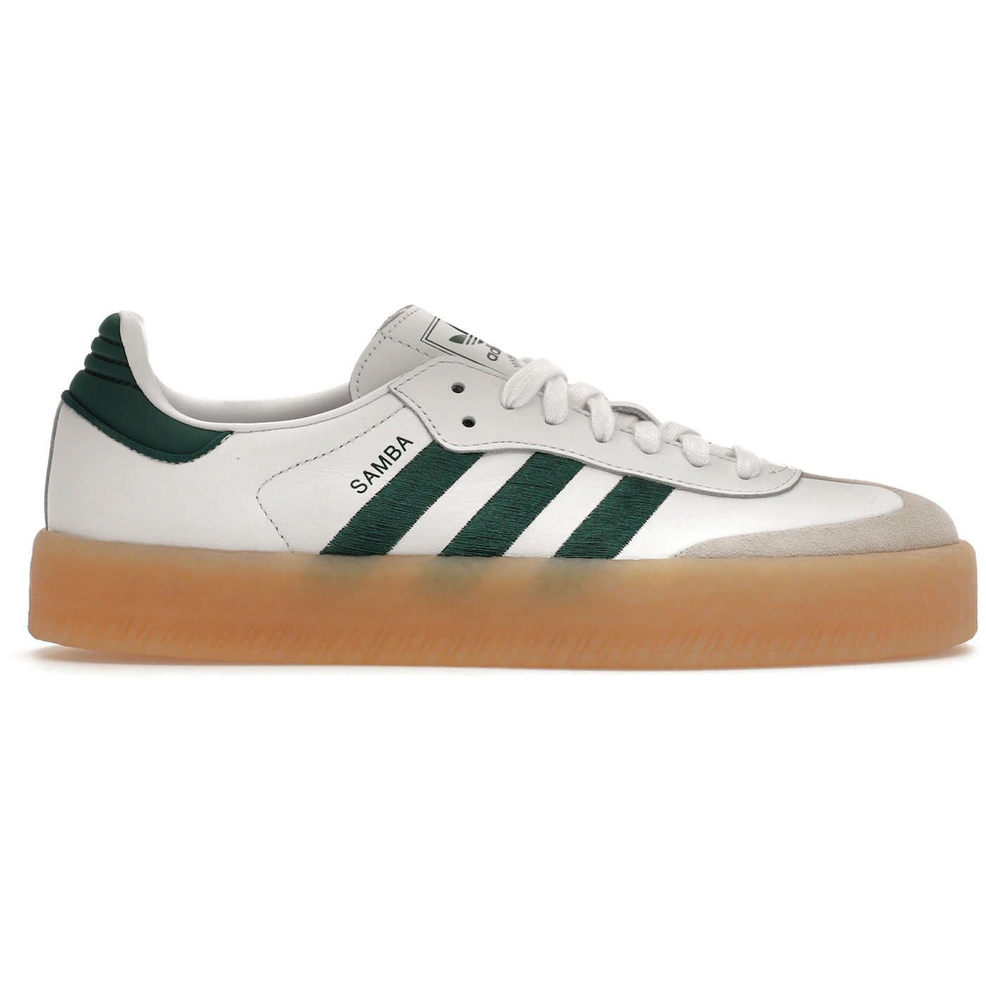 adidas Sambae White Collegiate Green Gum (Women's)