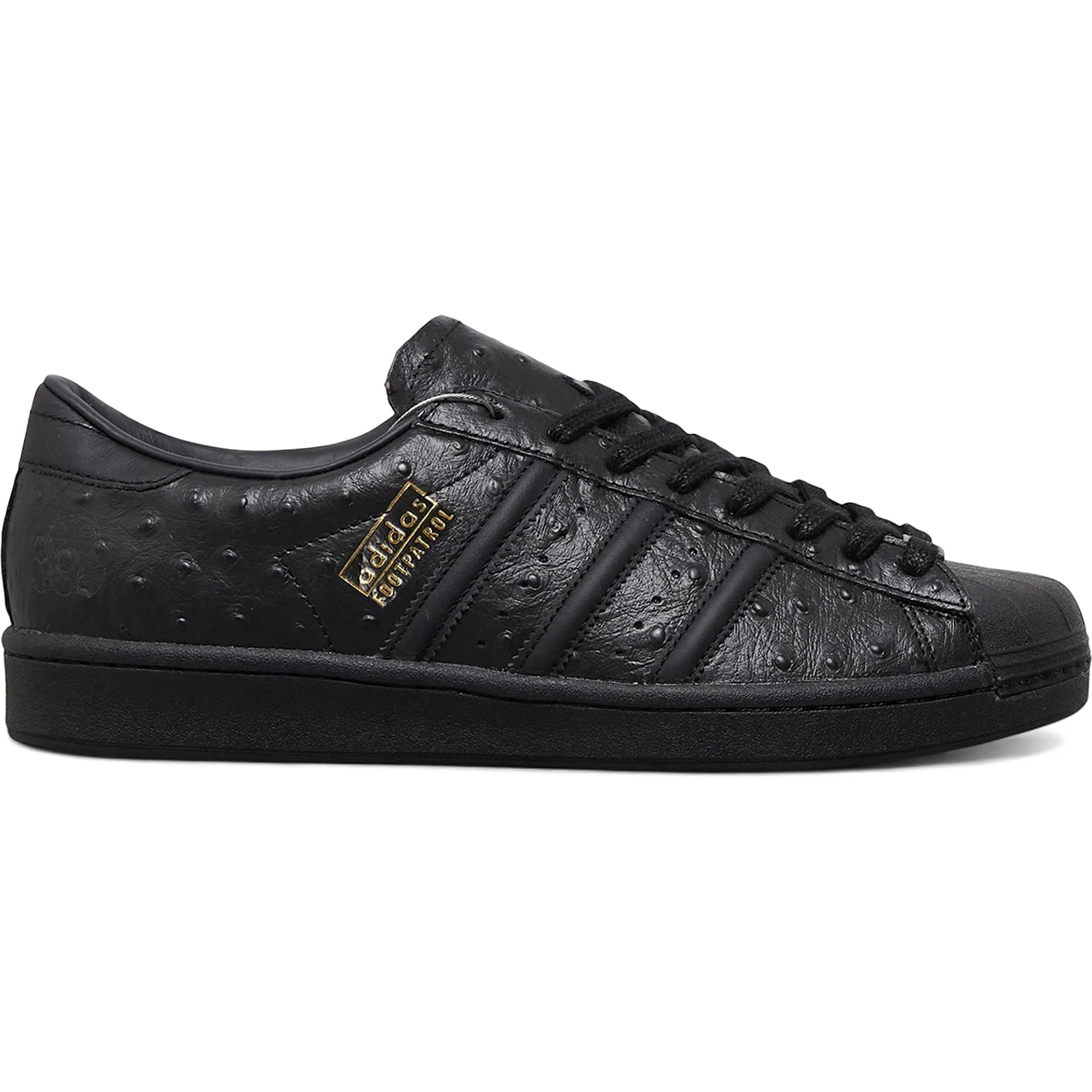 adidas Superstar Footpatrol Black Ostrich 3 3