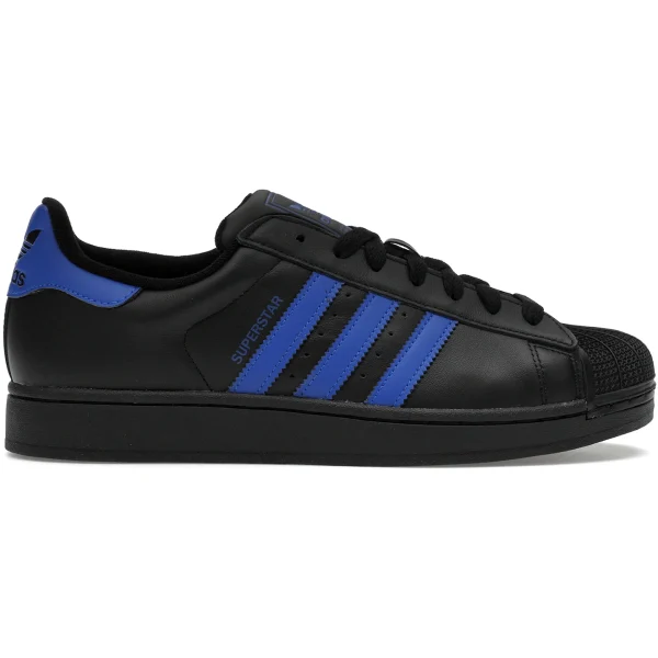 adidas Superstar II Core Black Blue Cloud White