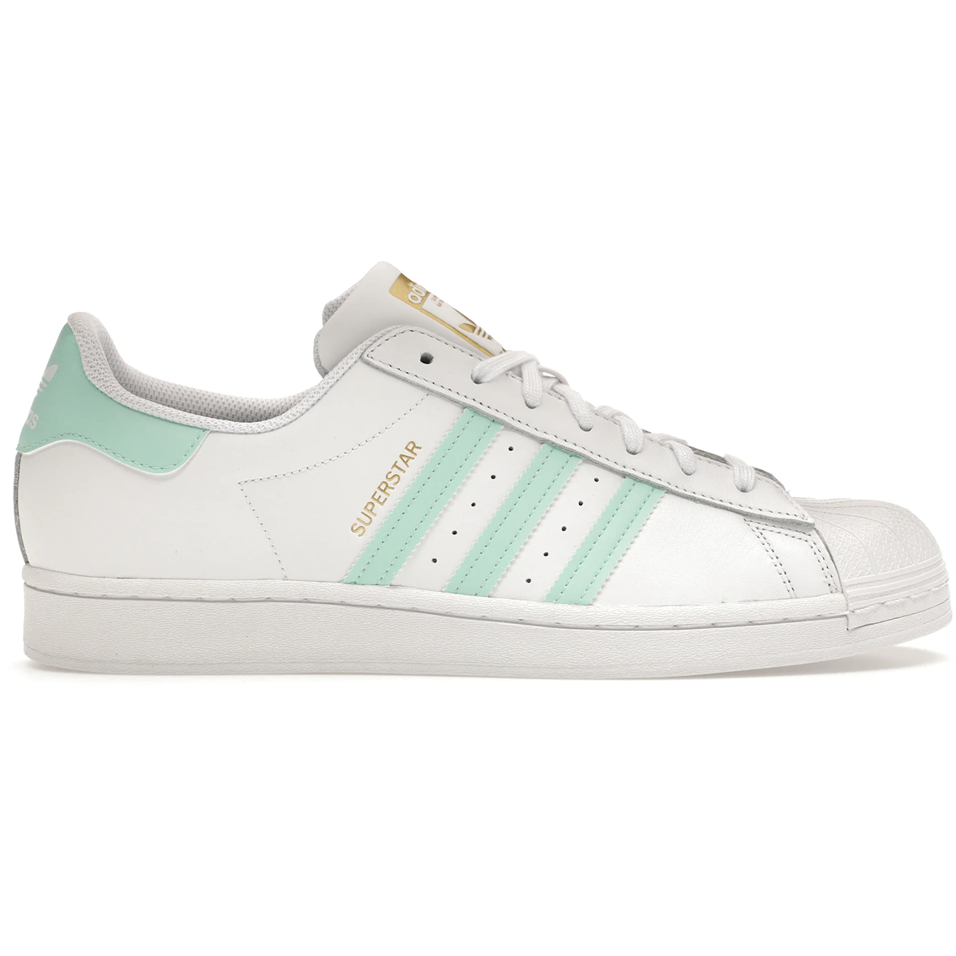 adidas Superstar White Clear Mint 3 adidas Superstar White Clear Mint