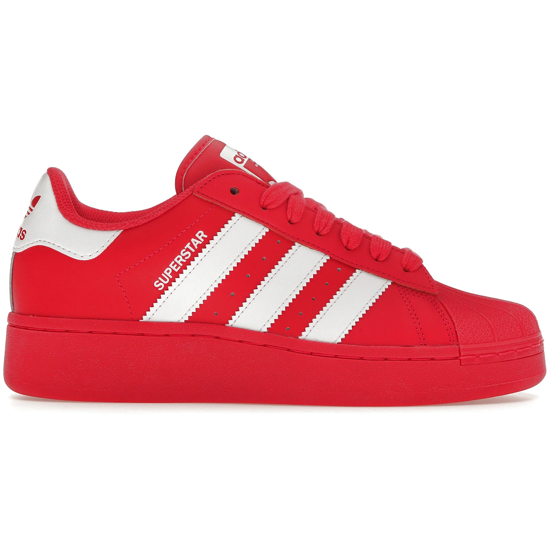 adidas Superstar XLG Red (Womens) 2 adidas Superstar XLG Red (Womens)