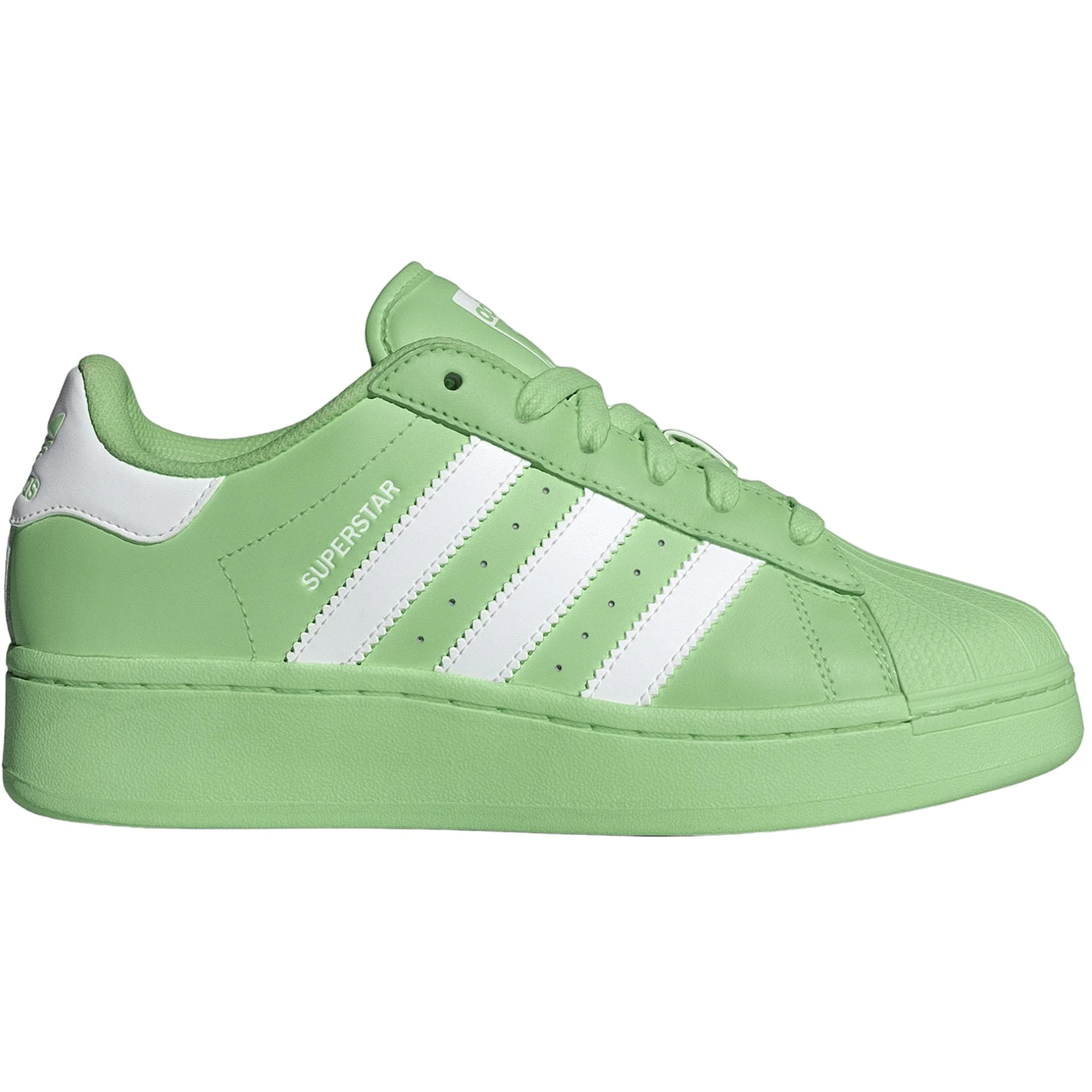 adidas Superstar XLG Semi Green Spark Cloud White (Womens) 3 adidas Superstar XLG Semi Green Spark Cloud White (Womens)