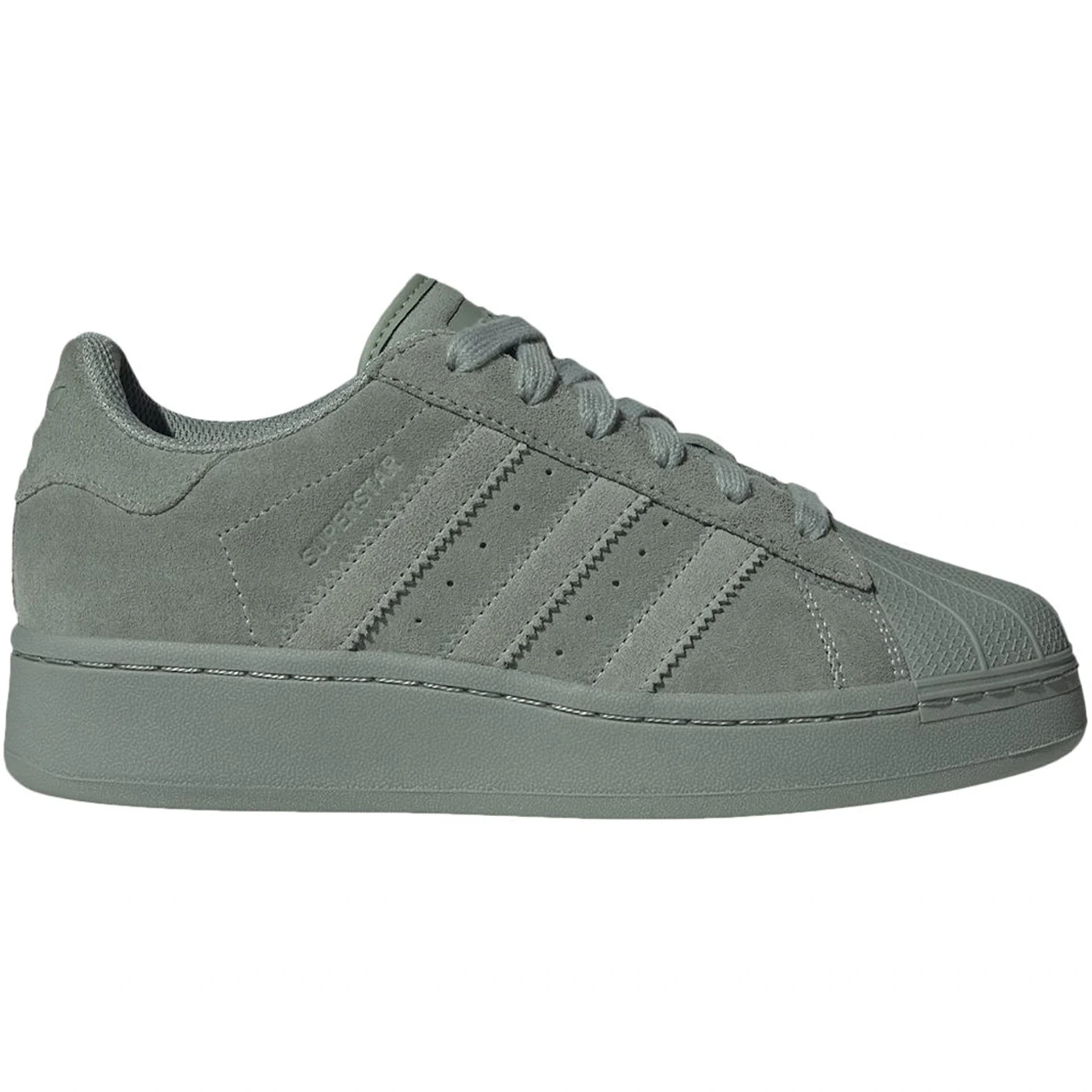 adidas Superstar XLG Silver Green (Womens) 3 adidas Superstar XLG Silver Green (Womens)