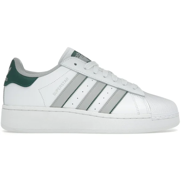 adidas Superstar XLG White Grey Collegiate Green