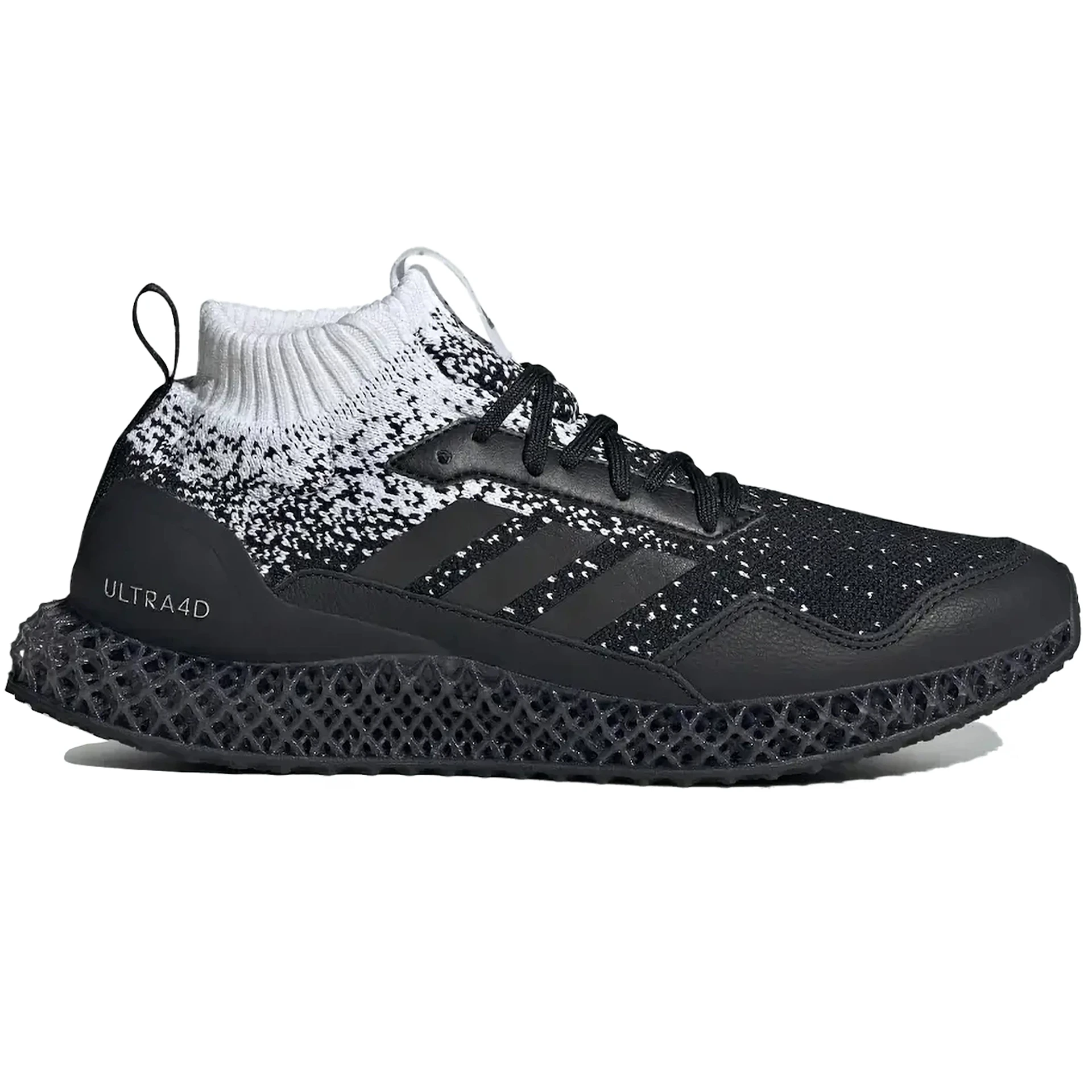 adidas Ultra 4D Mid Black White 3