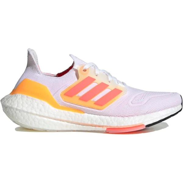 adidas Ultra Boost 22 White Turbo Flash Orange (Womens)