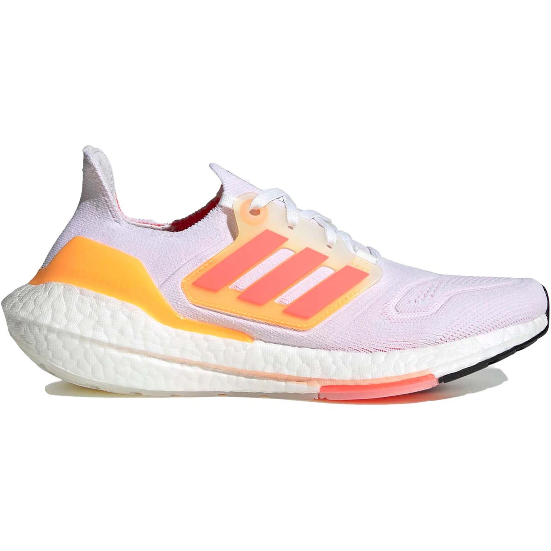 adidas Ultra Boost 22 White Turbo Flash Orange (Womens)