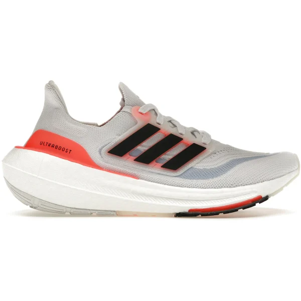 adidas Ultra Boost Light White Black Solar Red (Womens)