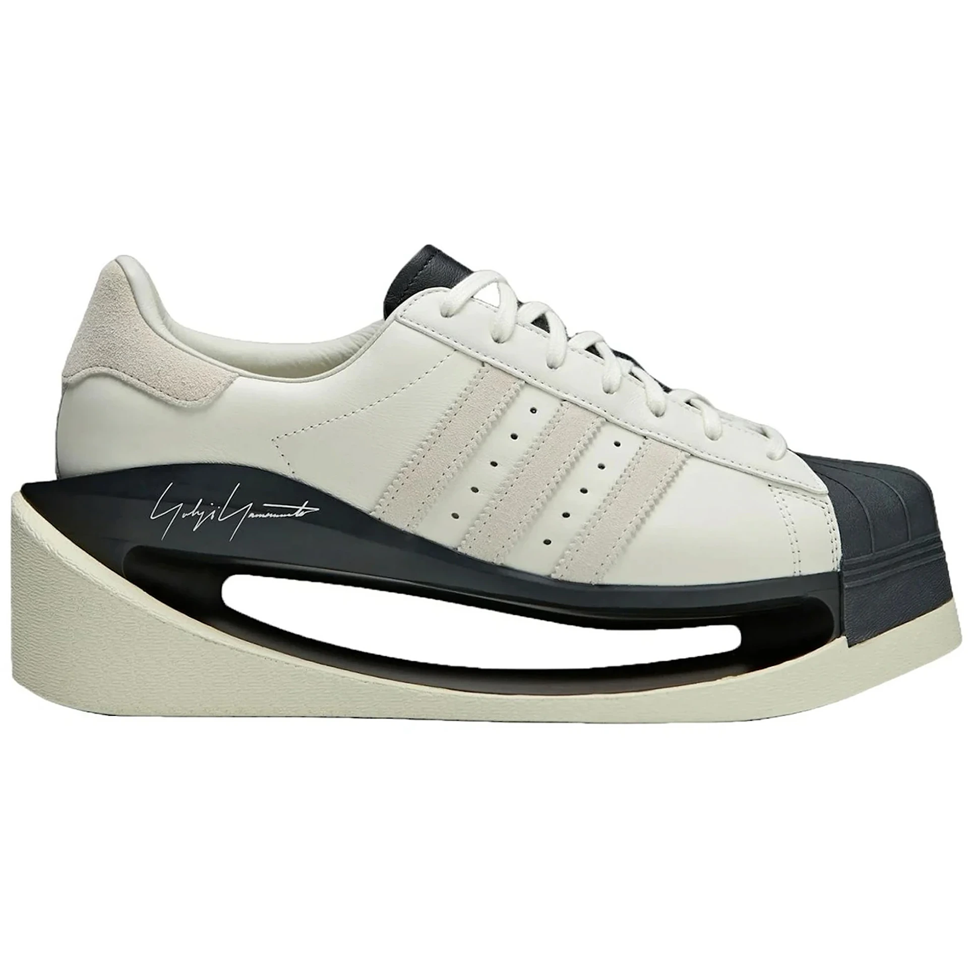 adidas Y-3 Gendo Superstar Off White Alumina Black 2 adidas Y-3 Gendo Superstar Off White Alumina Black