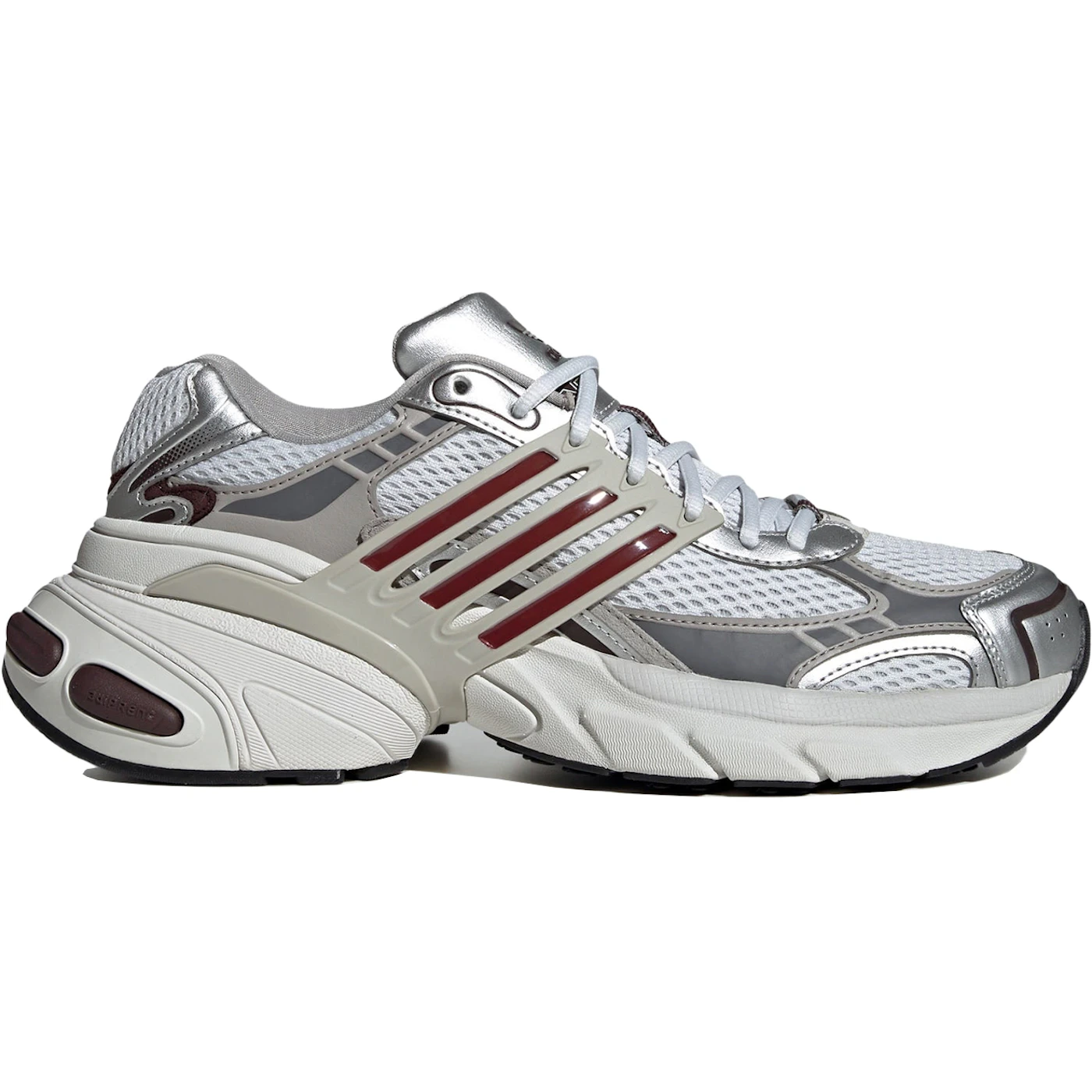 adidas Adistar XLG Off White Metallic Silver Red 2 adidas Adistar XLG Off White Metallic Silver Red