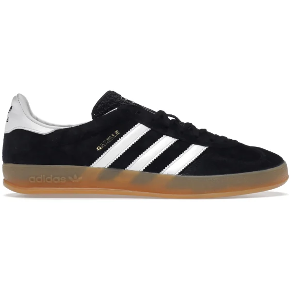 adidas Gazelle Black White Gum