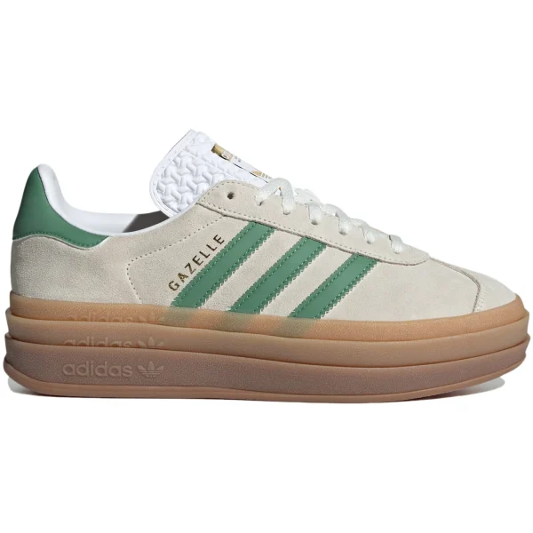 adidas Gazelle Bold Off White Preloved Green (Women&rsquo;s)