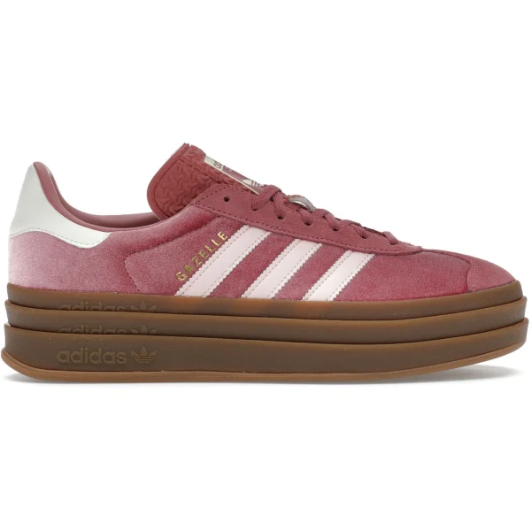 adidas Gazelle Bold Sandy Pink Velvet (Women&rsquo;s)