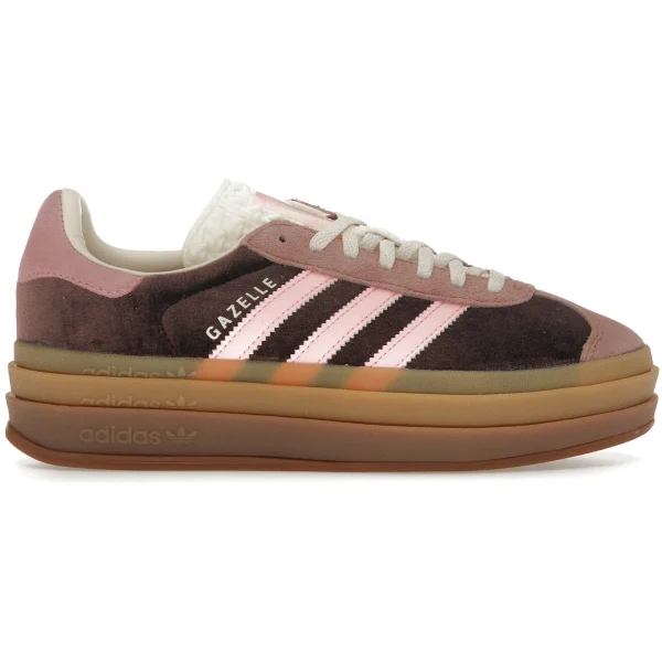 adidas Gazelle Bold Shadow Brown Warm Clay Glow Pink (Women’s)