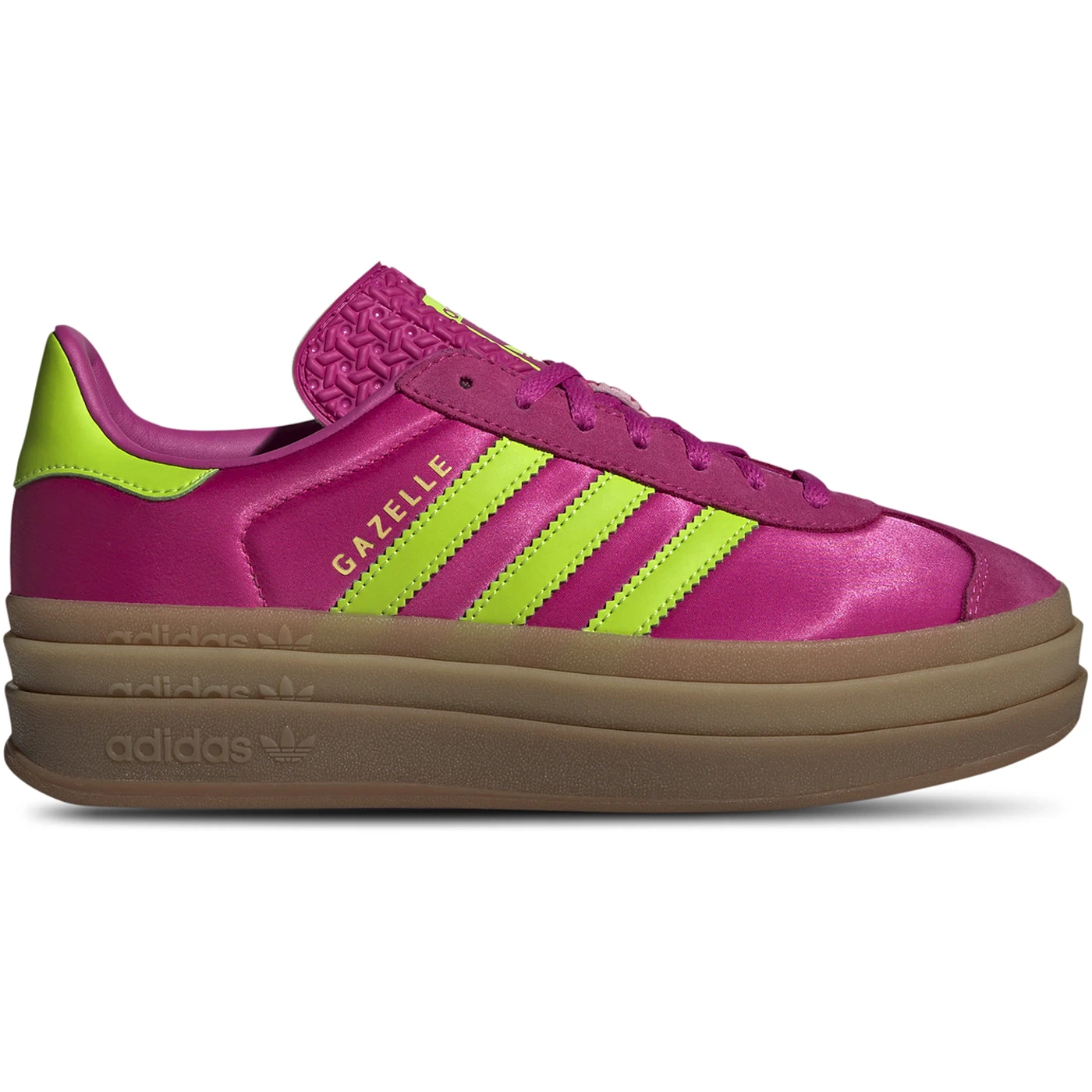 adidas Gazelle Bold Slime Fuchsia Womens 1 2
