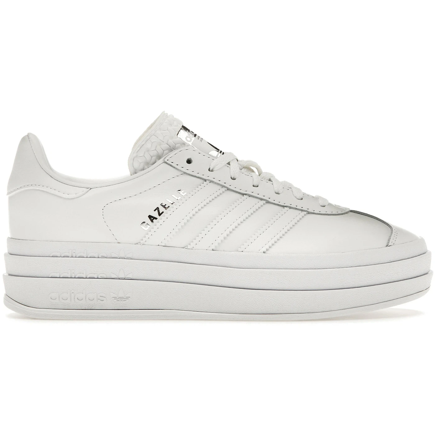 adidas Gazelle Bold Triple White (Women's)