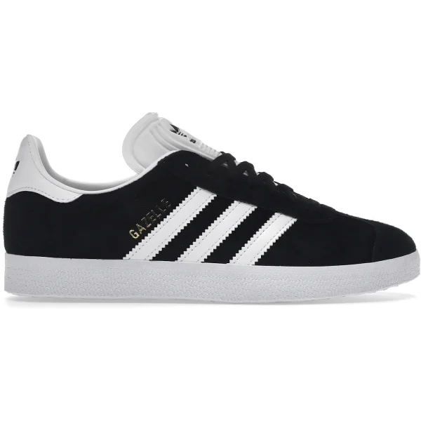 adidas Gazelle Core Black Cloud White Gold