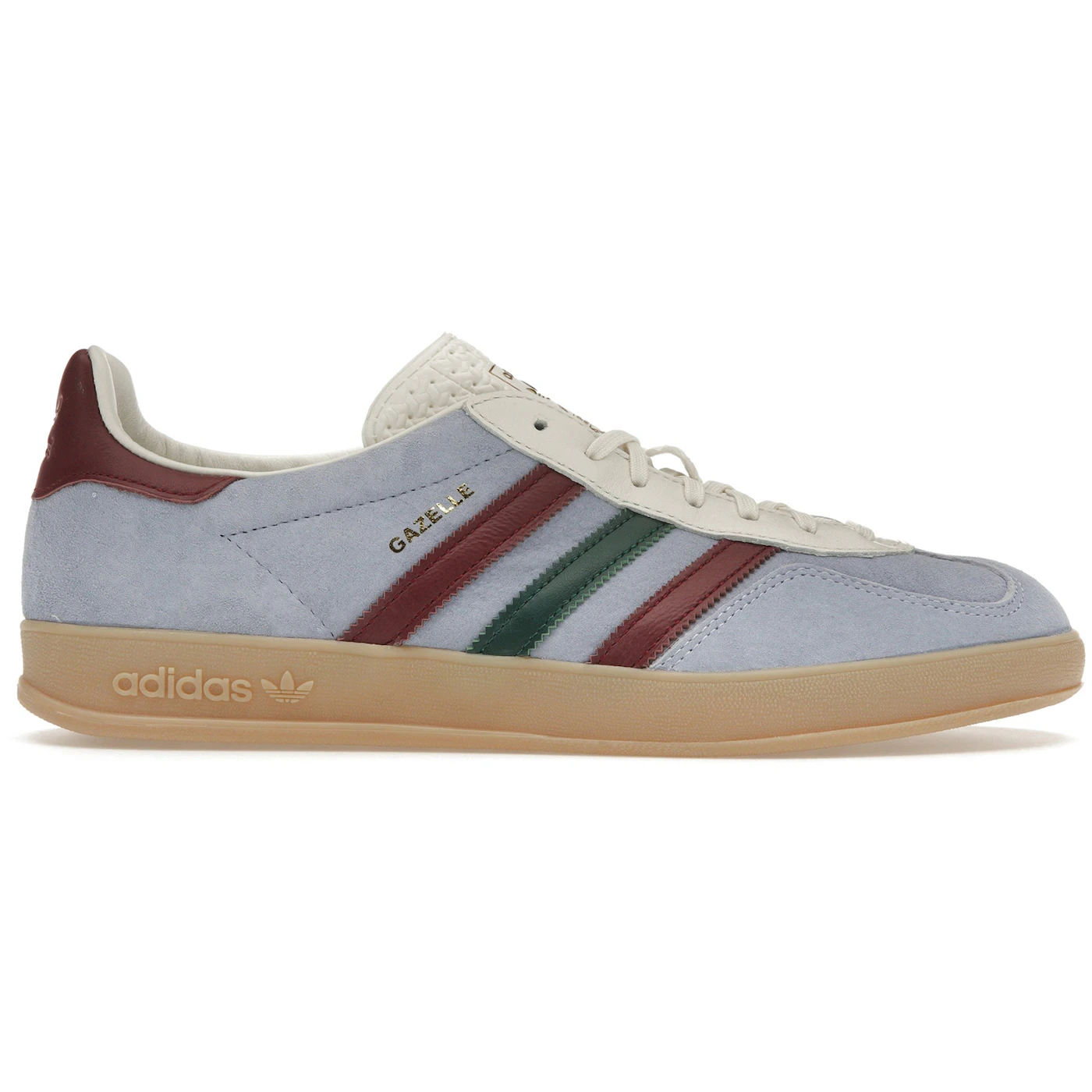 adidas Gazelle Indoor Blue Dawn Collegiate Burgundy 1 adidas Gazelle Indoor Blue Dawn Collegiate Burgundy