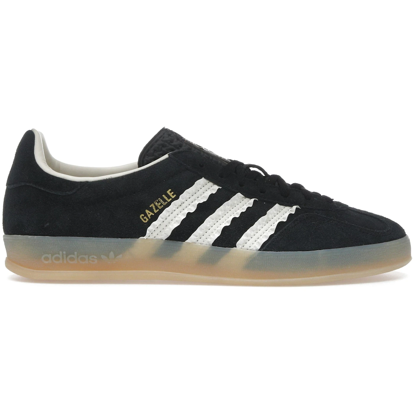 adidas Gazelle Indoor Core Black Cream White Gum (Women's) 1 adidas Gazelle Indoor Core Black Cream White Gum (Women's)