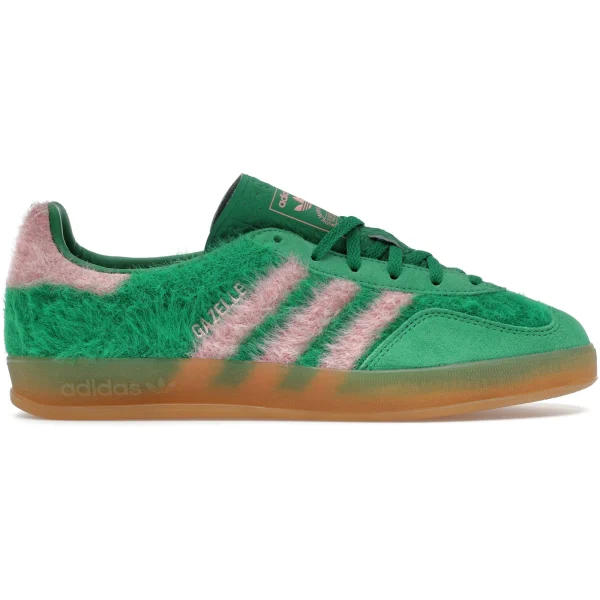 adidas Gazelle Indoor Green Glow Pink (Women&rsquo;s)