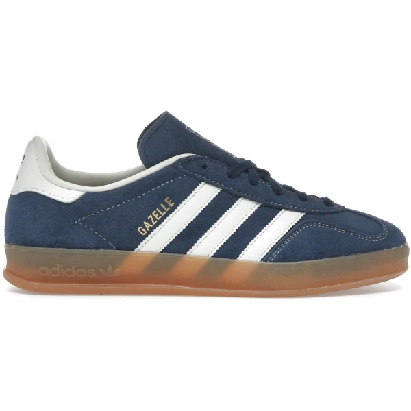 adidas Gazelle Indoor Night Indigo Off White Gold Metallic