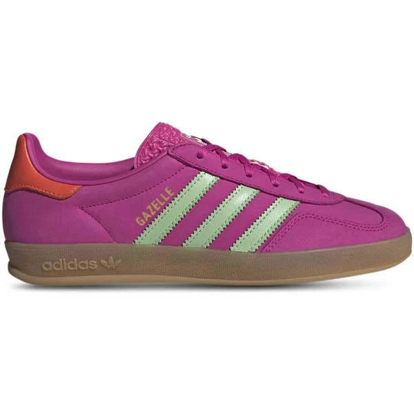 adidas Gazelle Indoor Semi Lucid Fuchsia Semi Green Spark Coral (Women&rsquo;s)
