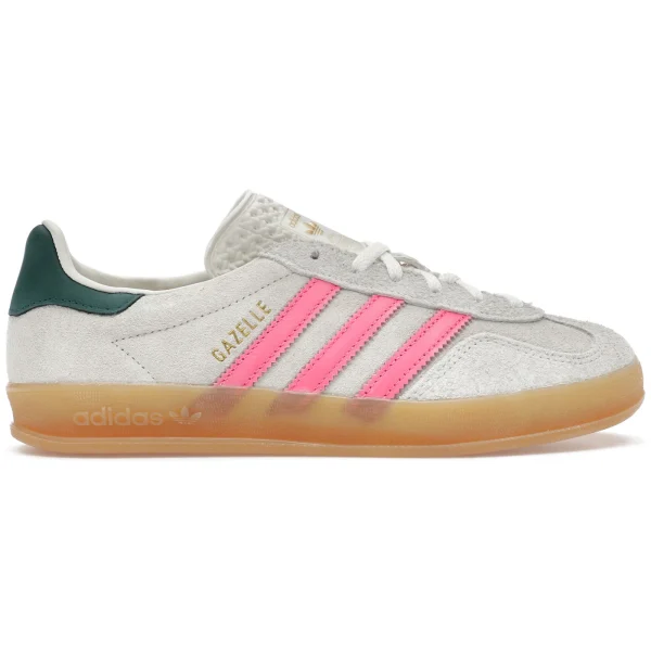 adidas Gazelle Indoor White Off White Lucid Pink (Women&rsquo;s)