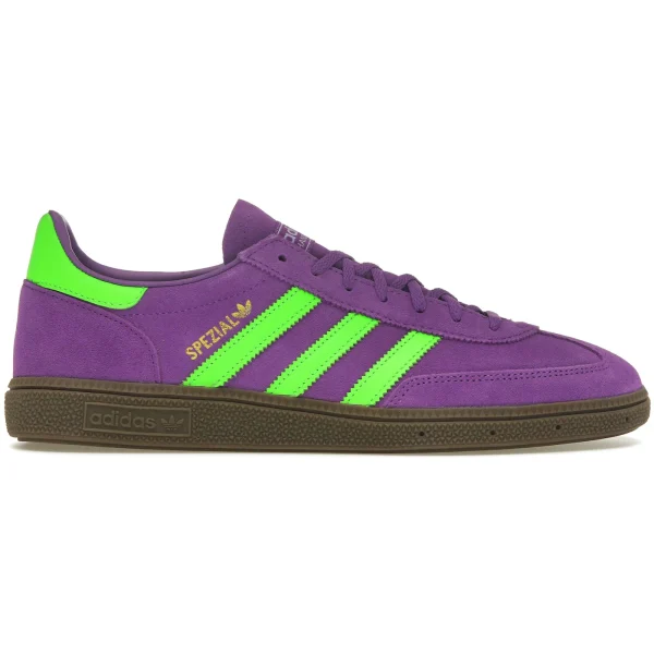 adidas Handball Spezial Elastic Active Purple Solar Green (Women&rsquo;s)
