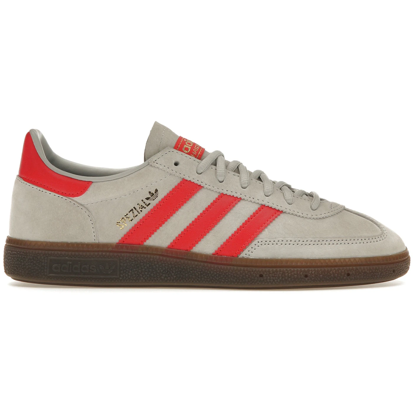 adidas Handball Spezial Grey Hi-Res Red 2 adidas Handball Spezial Grey Hi-Res Red