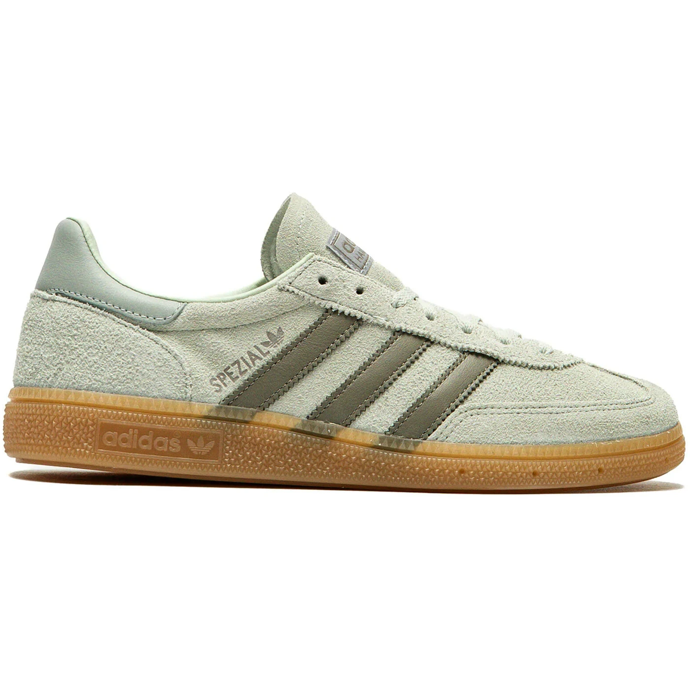 adidas Handball Spezial Linen Green Silver (Women's) 1 adidas Handball Spezial Linen Green Silver (Women's)