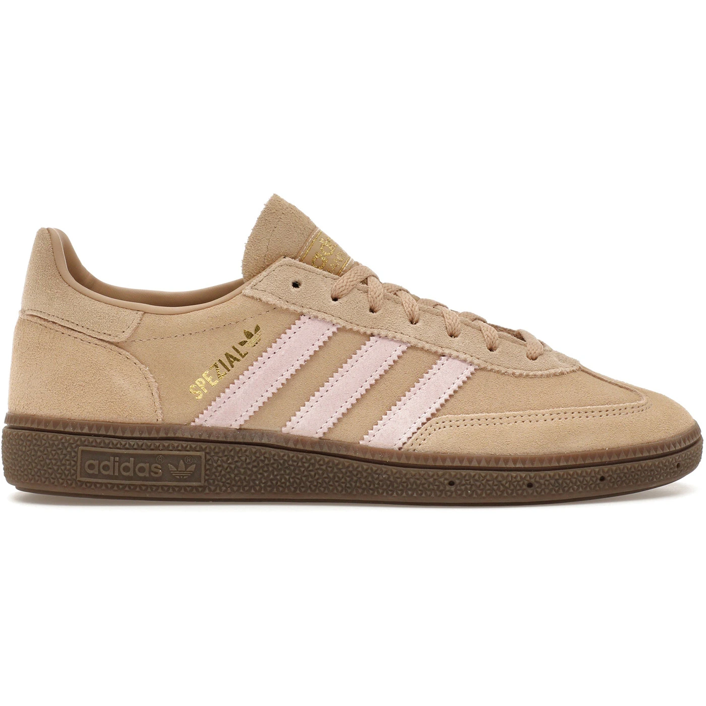 adidas Handball Spezial Warm Sandstone Clear Pink (Women's) 3 adidas Handball Spezial Warm Sandstone Clear Pink (Women's)