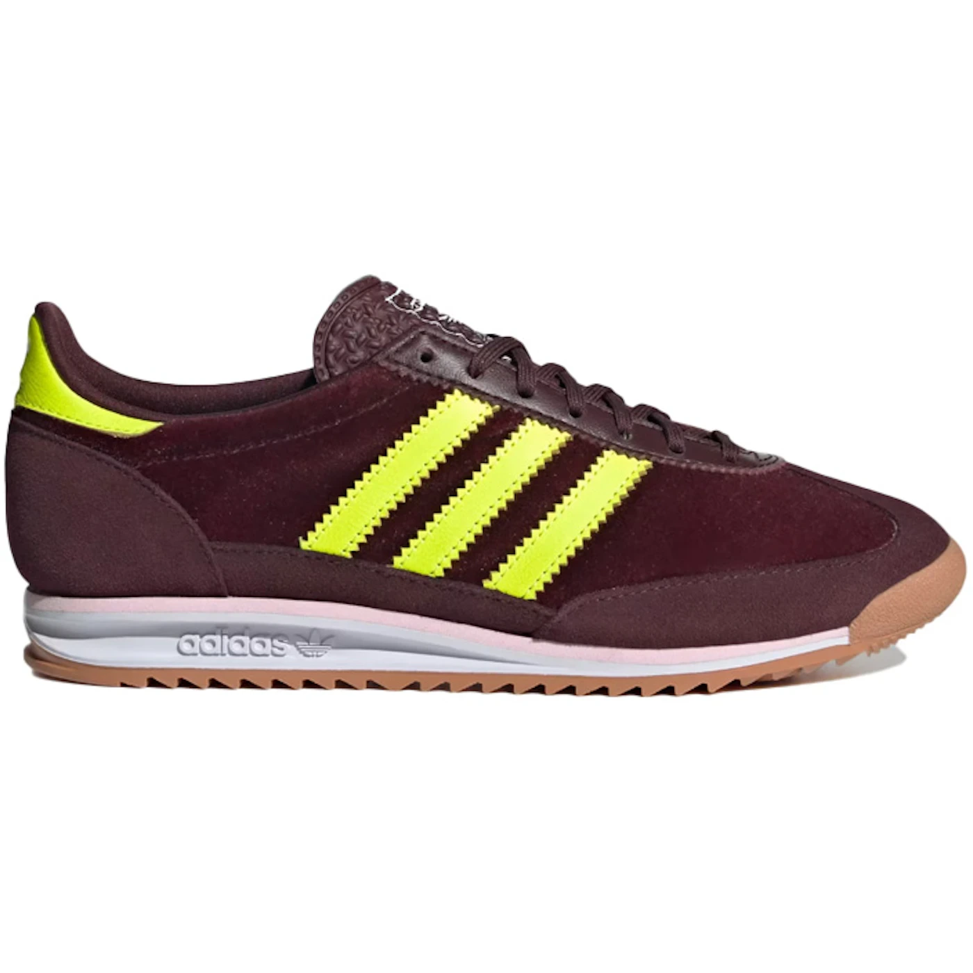 adidas SL 72 OG Aurora Ruby Solar Yellow Womens 1 2