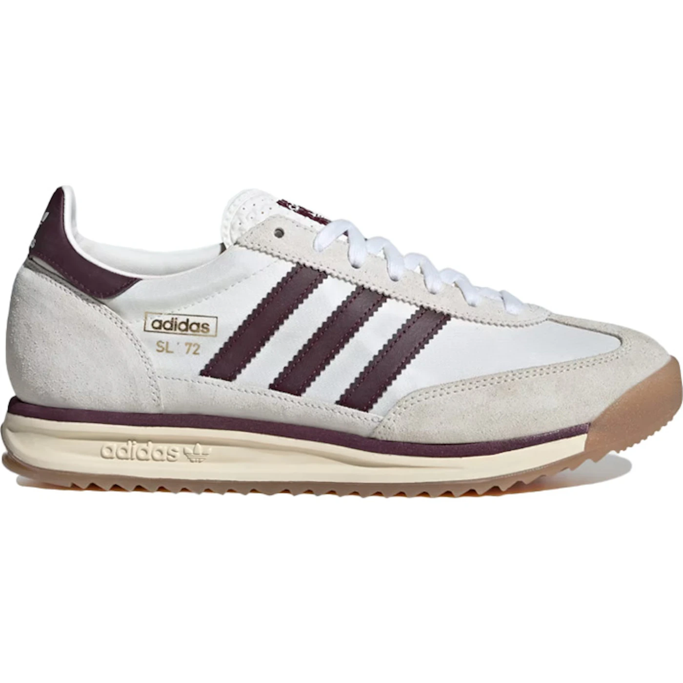 adidas SL 72 RS Cloud White Maroon 1 2