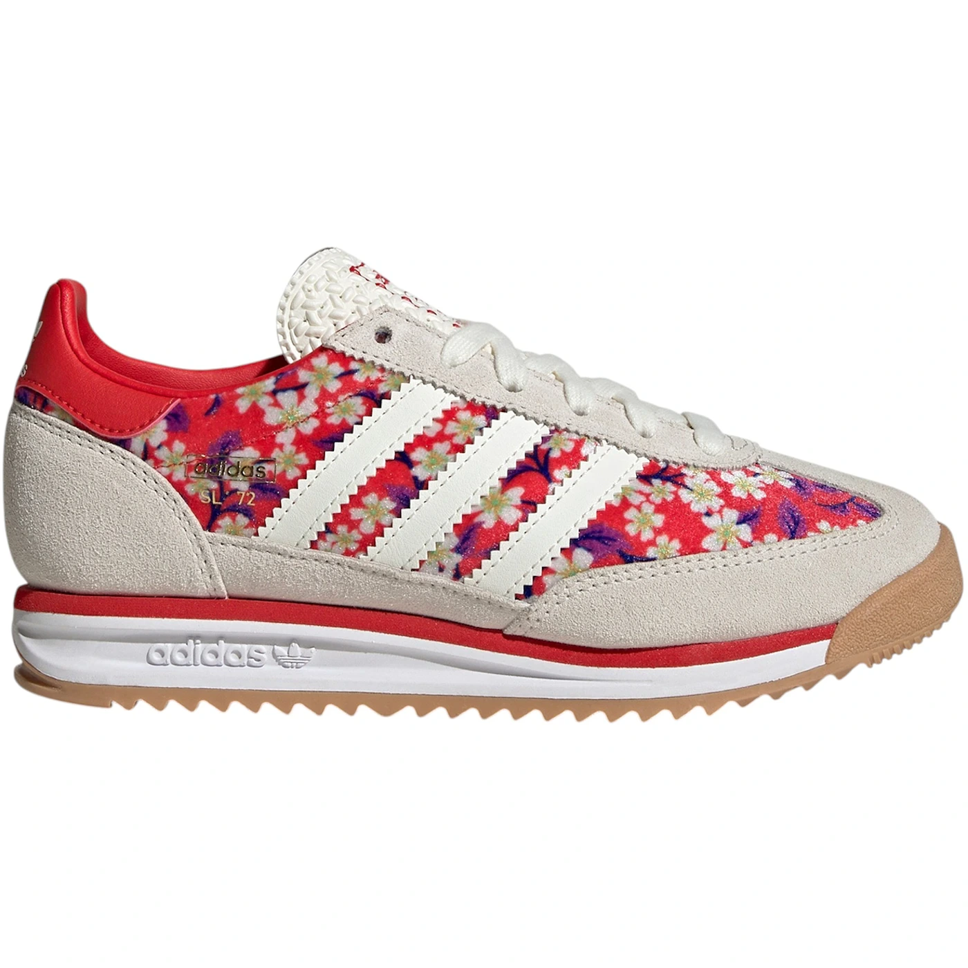 adidas SL 72 RS Liberty London Floral Off White Red (GS) 2 adidas SL 72 RS Liberty London Floral Off White Red GS 1 2