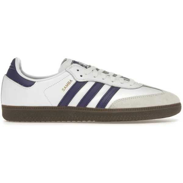 adidas Samba ADV Cloud White Collegiate Purple