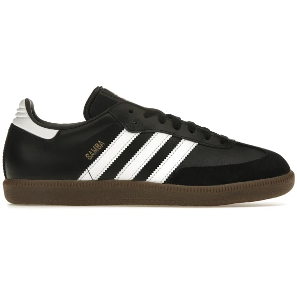 adidas Samba Leather Black White