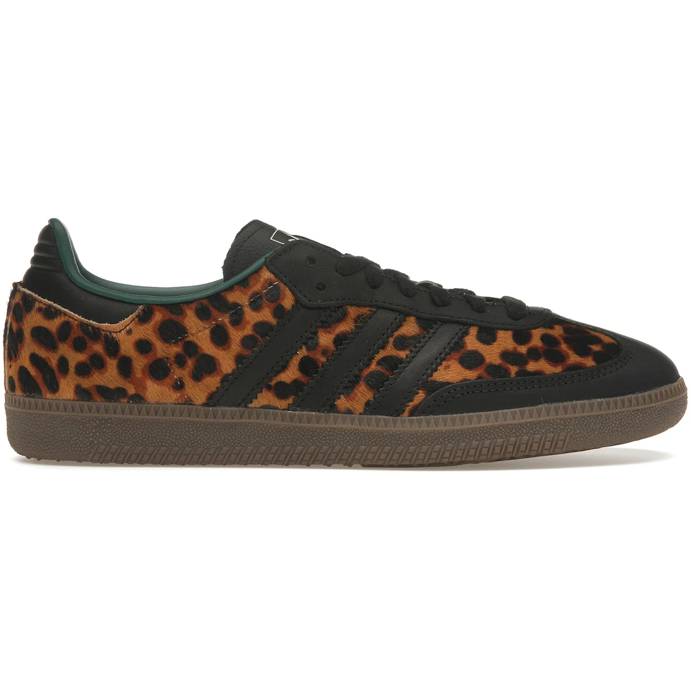 adidas Samba OG Black Green Leopard (Women's) 1 adidas Samba OG Black Green Leopard Womens 1 2
