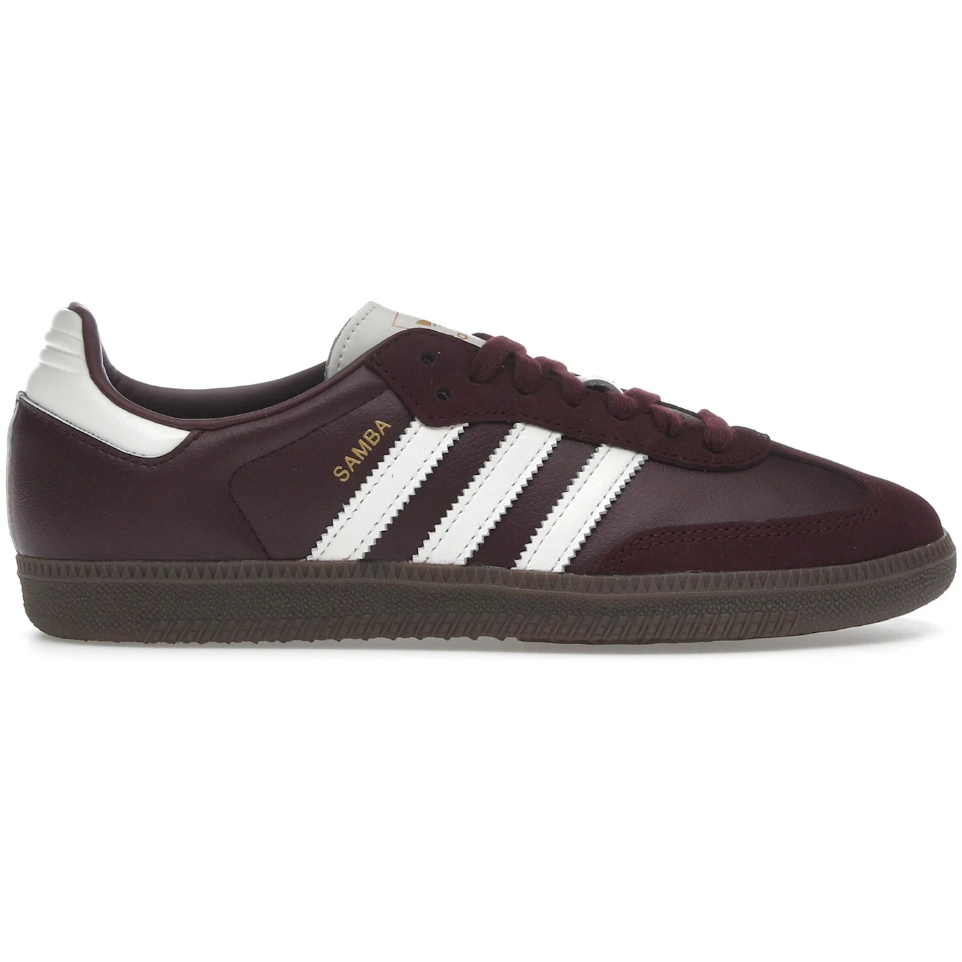 adidas Samba OG Maroon Off White Gum (Women's) 2 adidas Samba OG Maroon Off White Gum (Women's)