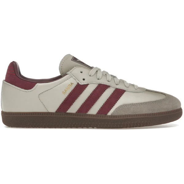 adidas Samba OG Putty Grey Maroon