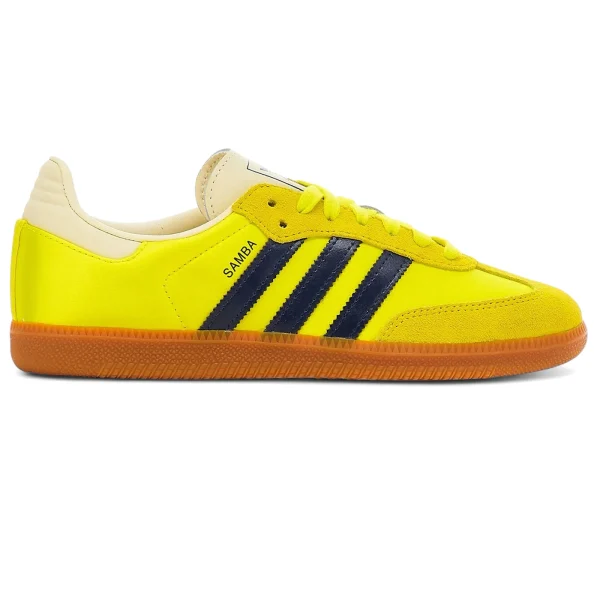 adidas Samba OG Shock Yellow Night Indigo (Women’s)
