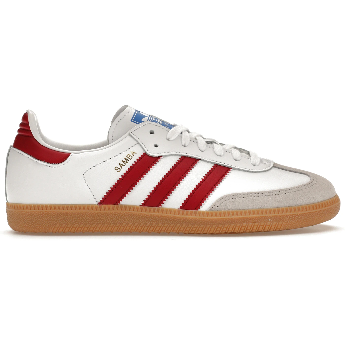 adidas Samba OG White Burgundy Gum 1 2