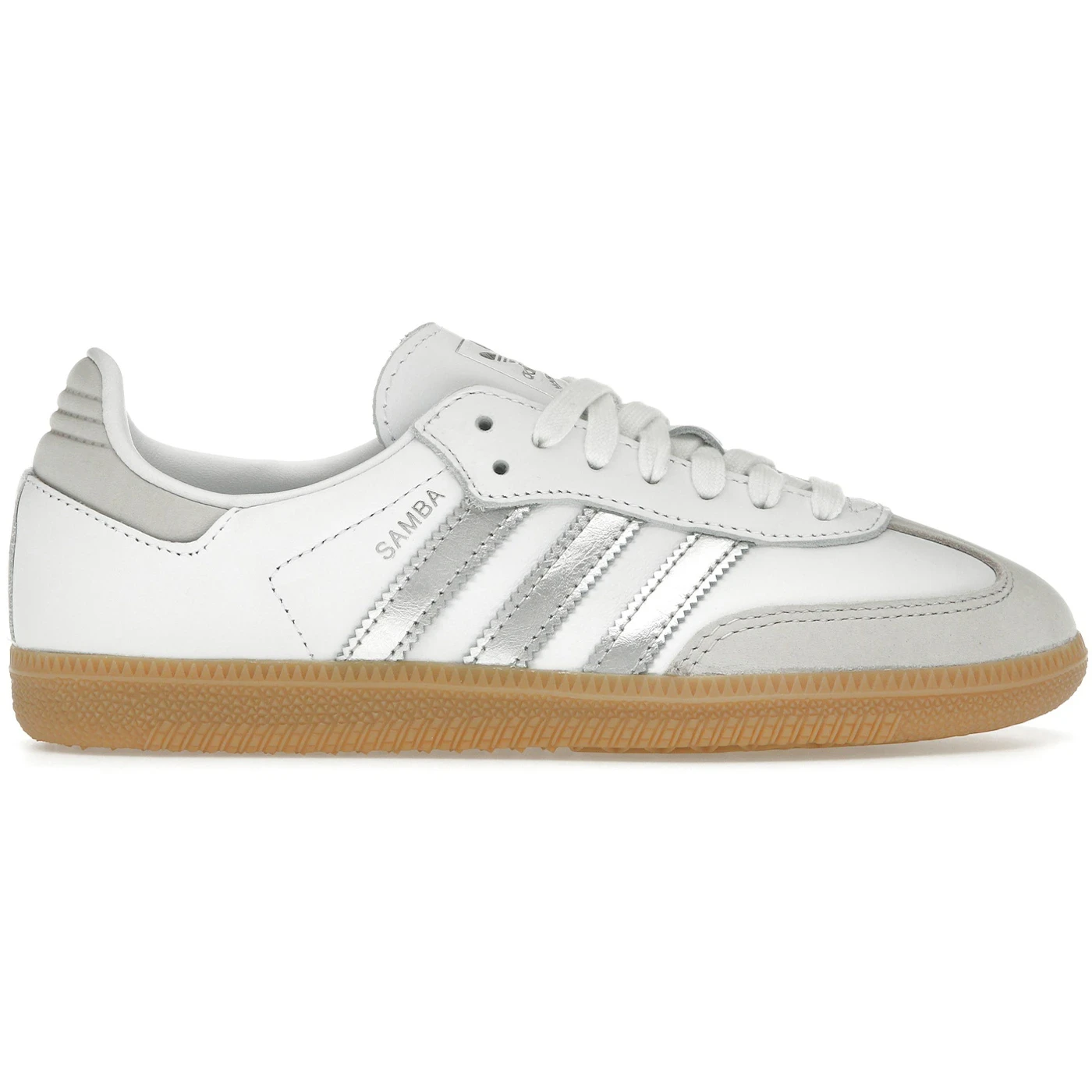 adidas Samba OG White Silver Metallic Grey (Women's)