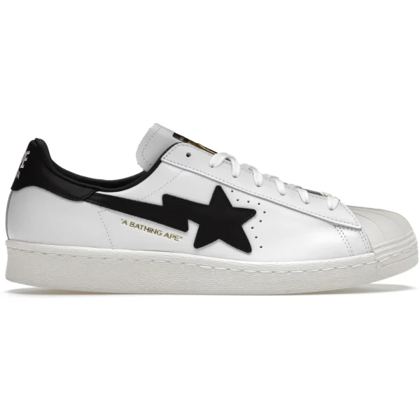 adidas Superstar 80s Bape White Black